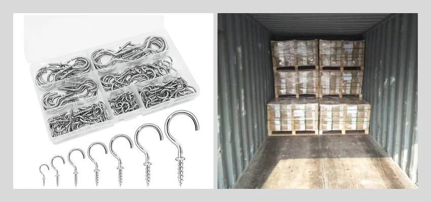 heavy duty screw hook nails package