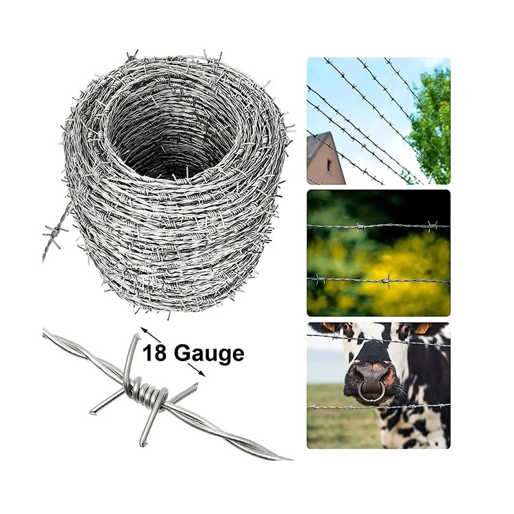 barbed wire fencing